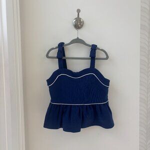 NWT (New with Tags) Janie and Jack Girls Tank Top, Navy Blue, Size 5